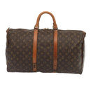 LOUIS VUITTON Monogram Keepall Bandouliere 50 Boston Bag M41416 LV Auth 51396-13