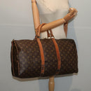 LOUIS VUITTON Monogram Keepall Bandouliere 50 Boston Bag M41416 LV Auth 51396-21