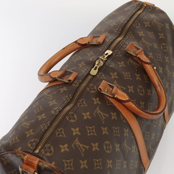 LOUIS VUITTON Monogram Keepall Bandouliere 50 Boston Bag M41416 LV Auth 51396