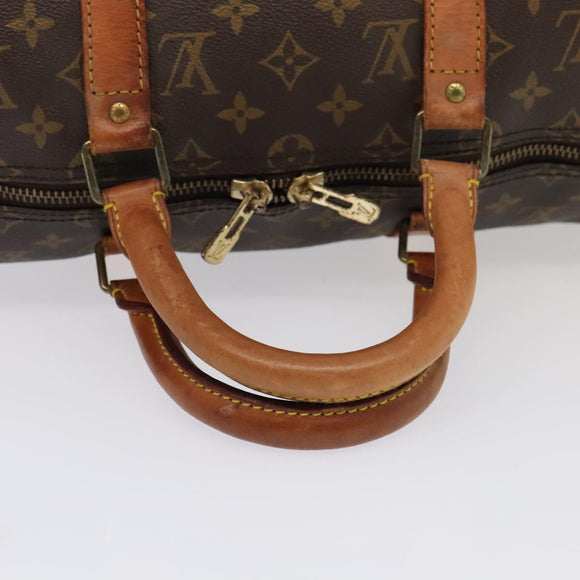 LOUIS VUITTON Monogram Keepall Bandouliere 50 Boston Bag M41416 LV Auth 51396