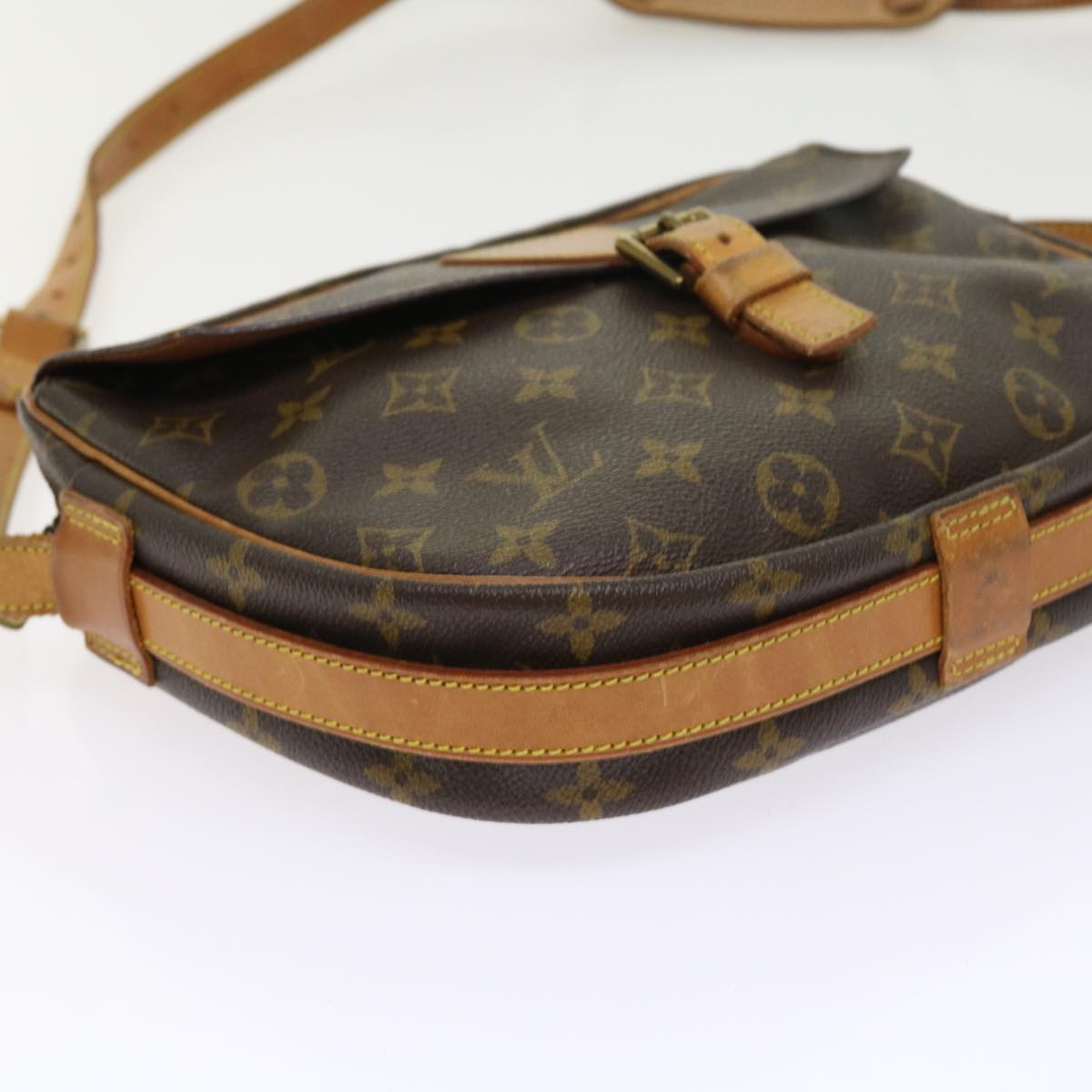 LOUIS VUITTON Monogram Jeune Fille MM Shoulder Bag M51226 LV Auth 51407