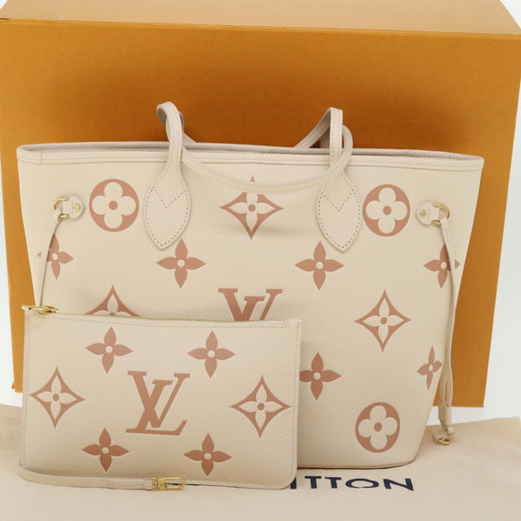 LOUIS VUITTON Empreinte Neverfull MM Bag Reme Rose Trianon M21579 LV Auth 51426SM