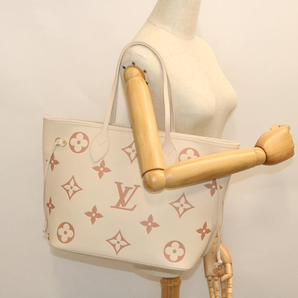 LOUIS VUITTON Empreinte Neverfull MM Bag Reme Rose Trianon M21579 LV Auth 51426S