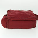 PRADA Boston Bag Nylon 2way Red Auth 51471-5