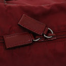 PRADA Boston Bag Nylon 2way Red Auth 51471-9