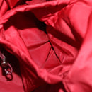 PRADA Boston Bag Nylon 2way Red Auth 51471-26
