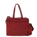 PRADA Boston Bag Nylon 2way Red Auth 51471-2