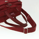 PRADA Boston Bag Nylon 2way Red Auth 51471-7