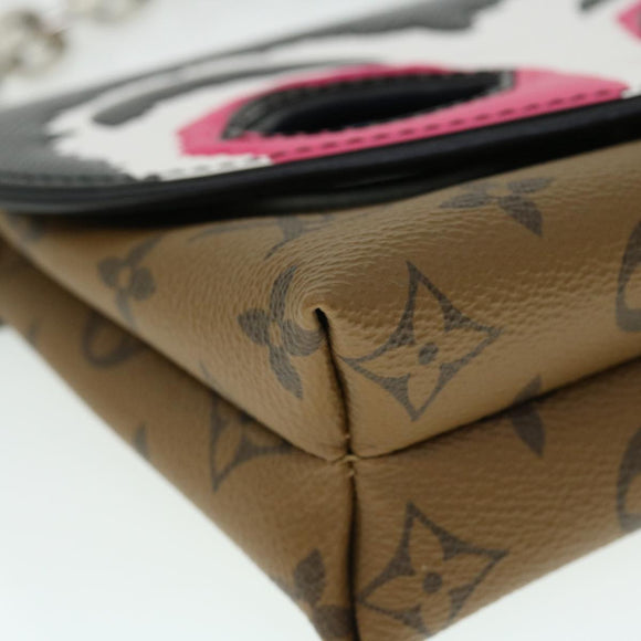 LOUIS VUITTON Reverse Pochette Kabuki Mask Bag Japan Only M43495 LV Auth 51543SM