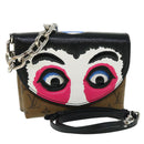 LOUIS VUITTON Reverse Pochette Kabuki Mask Bag Japan Only M43495 LV Auth 51543SM-1