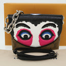 LOUIS VUITTON Reverse Pochette Kabuki Mask Bag Japan Only M43495 LV Auth 51543SM-12