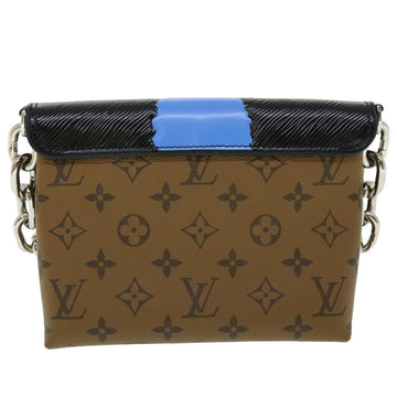LOUIS VUITTON Reverse Pochette Kabuki Mask Bag Japan Only M43495 LV Auth 51543SM - 0