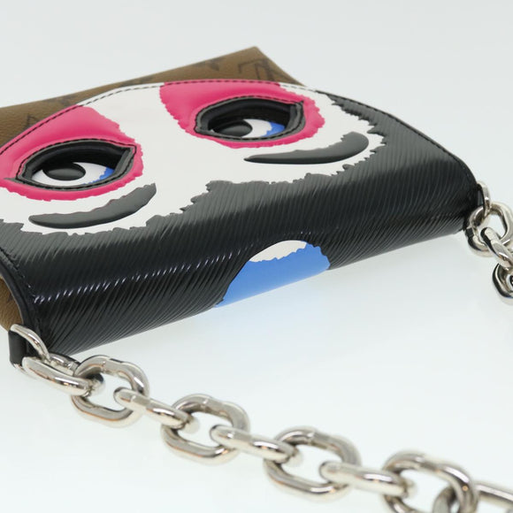 LOUIS VUITTON Reverse Pochette Kabuki Mask Bag Japan Only M43495 LV Auth 51543SM