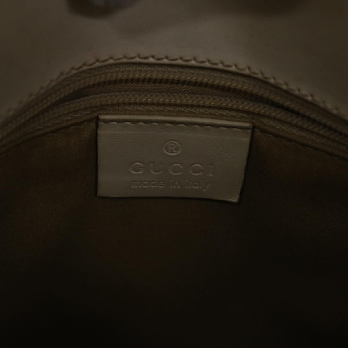 GUCCI GG Canvas Jackie Shoulder Bag White 001 3876 002122 Auth 51646