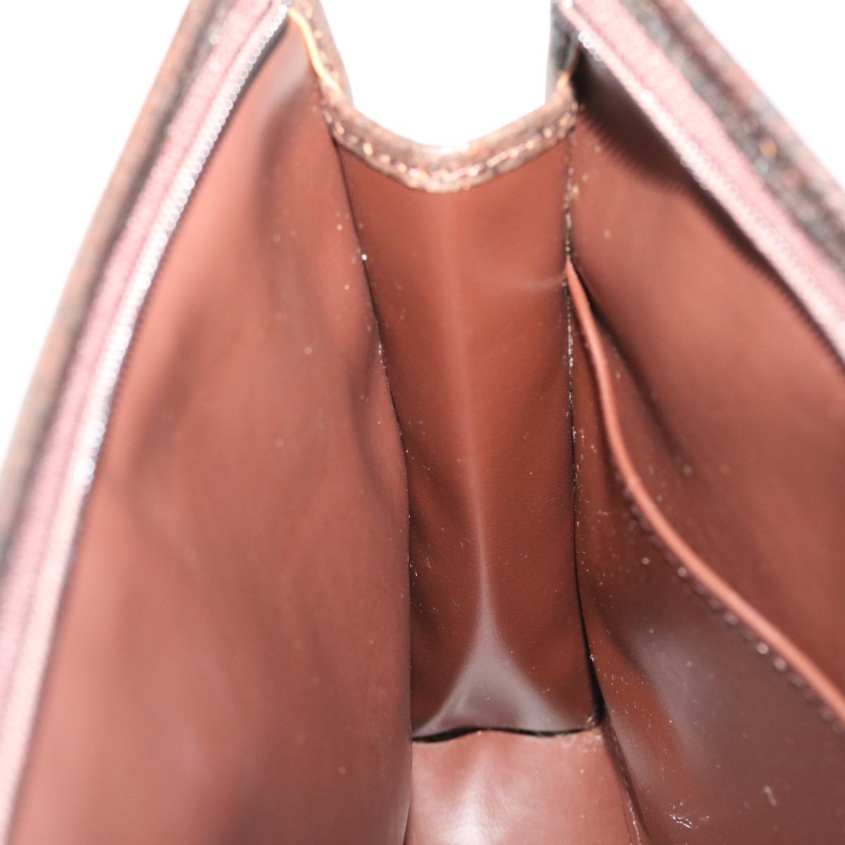 Burberrys Nova Check Clutch Bag Canvas Leather Beige Brown Auth 51662