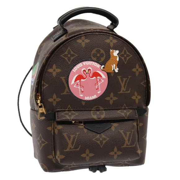 LOUIS VUITTON Monogram Palm Springs MINI Backpack M41562 LV Auth 51688SM