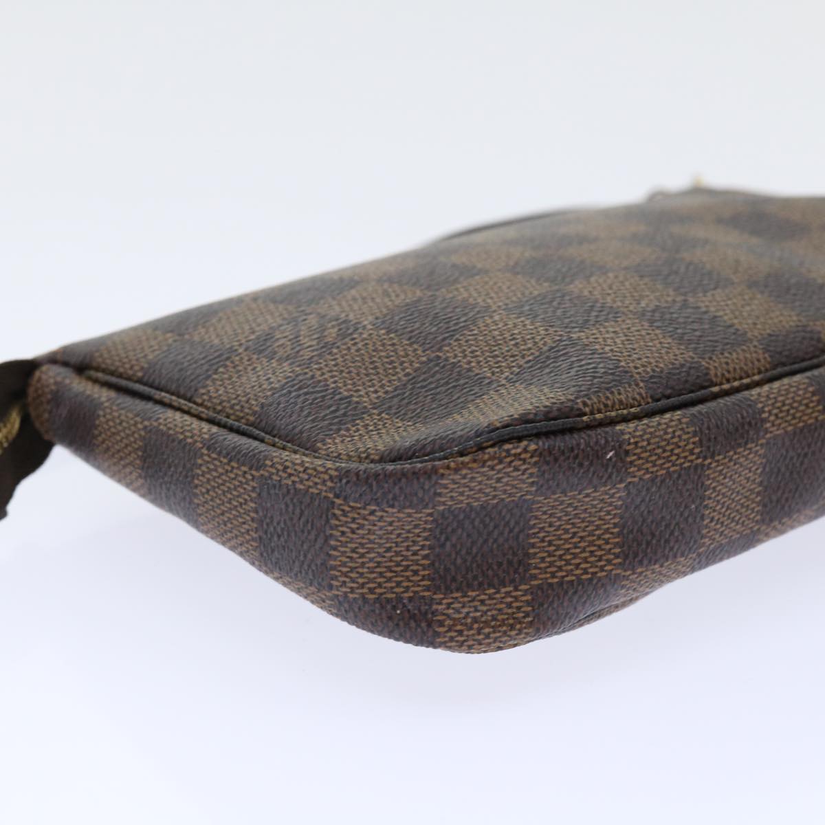 LOUIS VUITTON Damier Ebene Pochette Accessoires Pouch N41206 LV Auth 51710