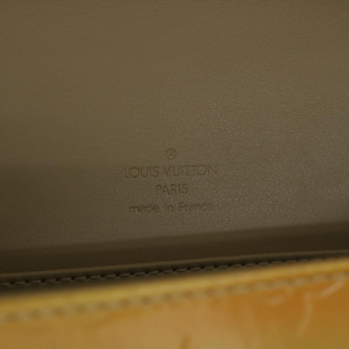 LOUIS VUITTON Monogram Vernis Thompson Street Bag Beige M91301 LV Auth 51784