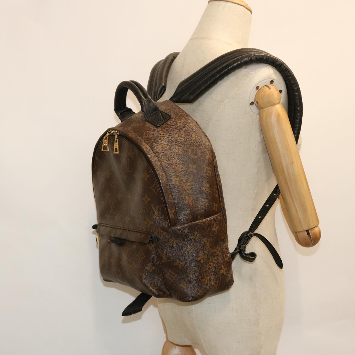 LOUIS VUITTON Monogram Palm Springs MM Backpack M44874 LV Auth 51798