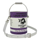 LOUIS VUITTON LV Painted Can Schoudertas PVC Leer Paars M81590 Auth 51895SM-1
