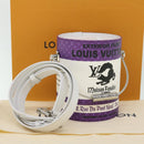 LOUIS VUITTON LV Painted Can Schoudertas PVC Leer Paars M81590 Auth 51895SM-12