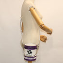 LOUIS VUITTON LV Painted Can Schoudertas PVC Leer Paars M81590 Auth 51895SM-20