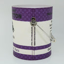 LOUIS VUITTON LV Painted Can Schoudertas PVC Leer Paars M81590 Auth 51895SM-3