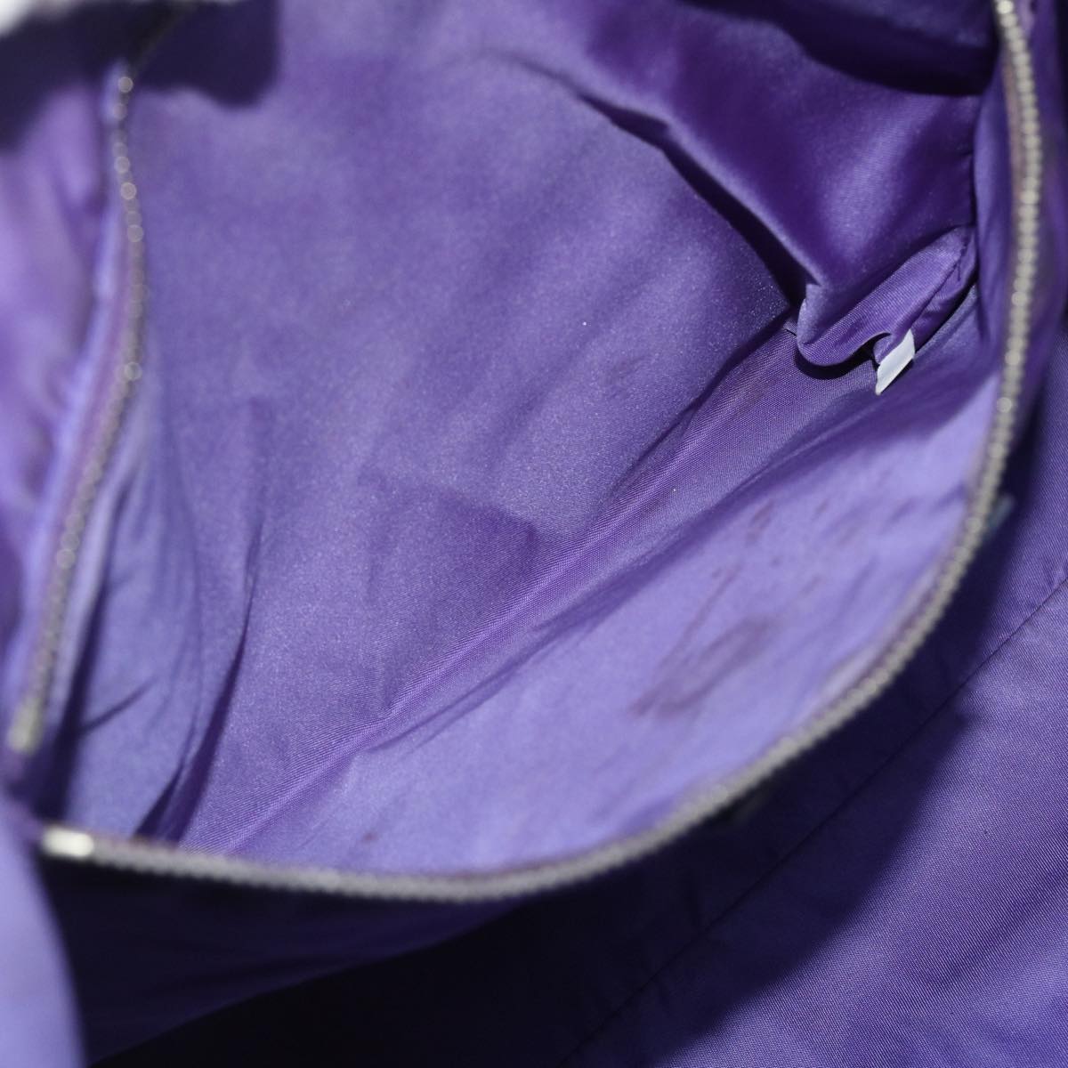 PRADA Tote Bag Nylon Purple Auth 52006