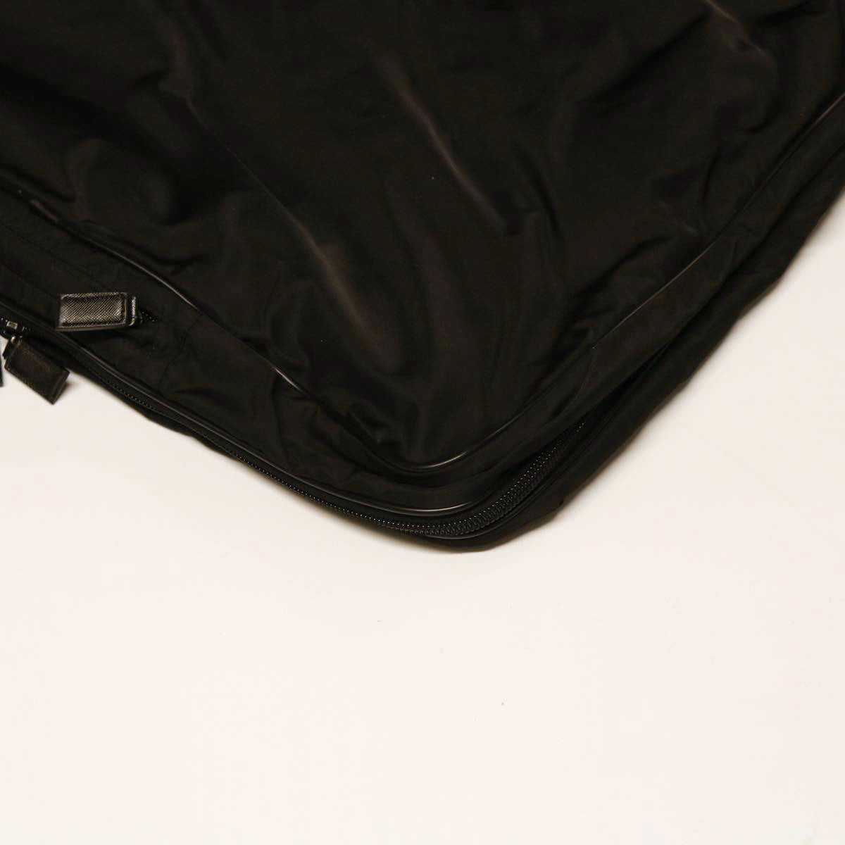 PRADA Garment Cover Nylon Black Auth 52022