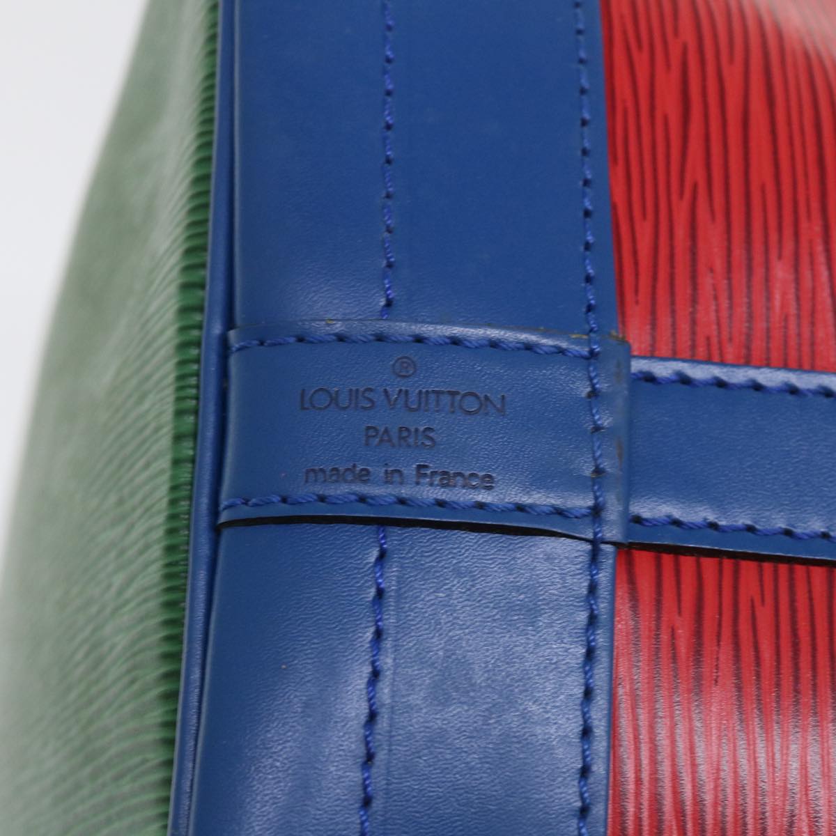 LOUIS VUITTON Epi Toriko Color Noe Shoulder Bag Red Blue Green M44084 Auth 52059