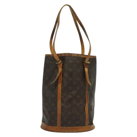 LOUIS VUITTON Monogram Bucket GM Shoulder Bag M42236 LV Auth 52202