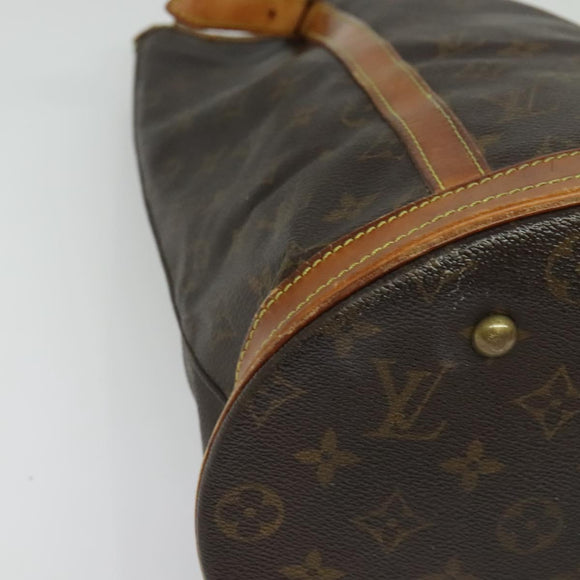LOUIS VUITTON Monogram Bucket GM Shoulder Bag M42236 LV Auth 52202