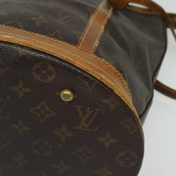 LOUIS VUITTON Monogram Bucket GM Shoulder Bag M42236 LV Auth 52202