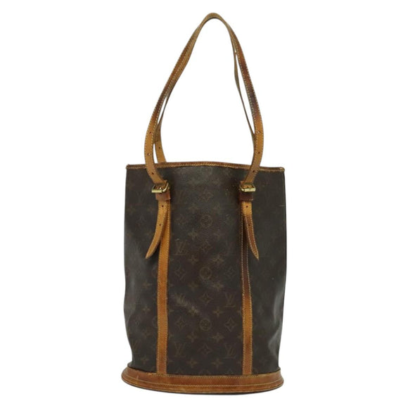 LOUIS VUITTON Monogram Bucket GM Shoulder Bag M42236 LV Auth 52202