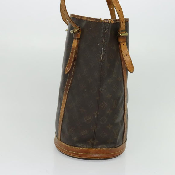 LOUIS VUITTON Monogram Bucket GM Shoulder Bag M42236 LV Auth 52202