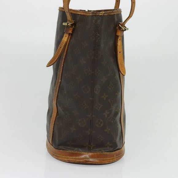 LOUIS VUITTON Monogram Bucket GM Shoulder Bag M42236 LV Auth 52202