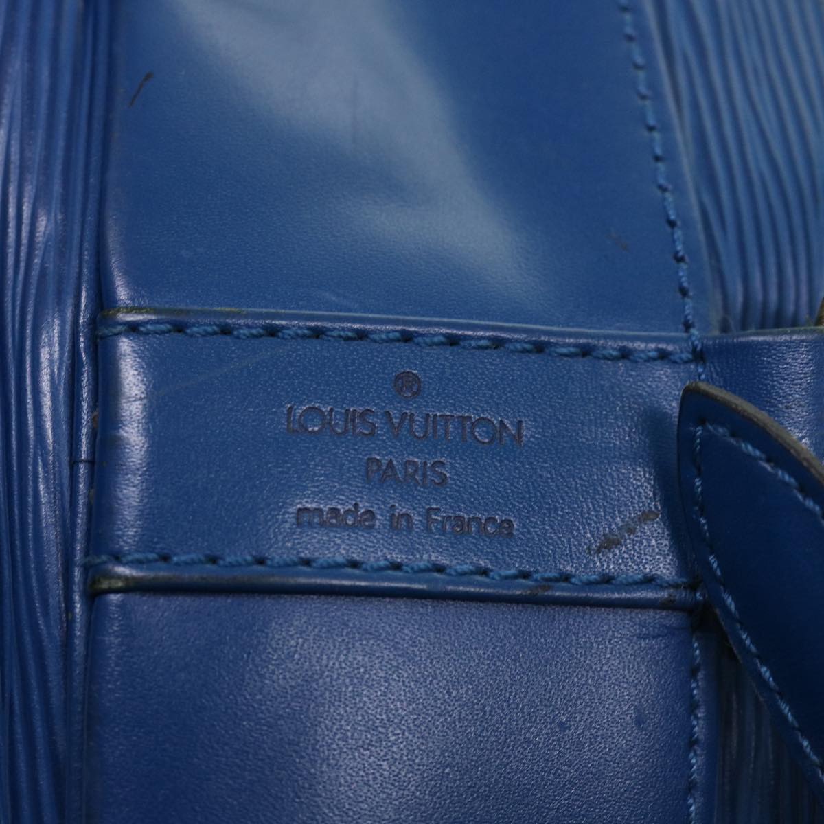 LOUIS VUITTON Epi Randonnee PM Shoulder Bag Blue M52355 LV Auth 52237