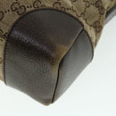 GUCCI GG Canvas Shoulder Bag Beige Brown Auth 52249-16