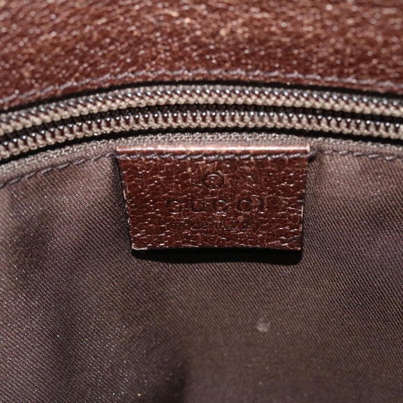 GUCCI GG Canvas Shoulder Bag Beige Brown Auth 52249