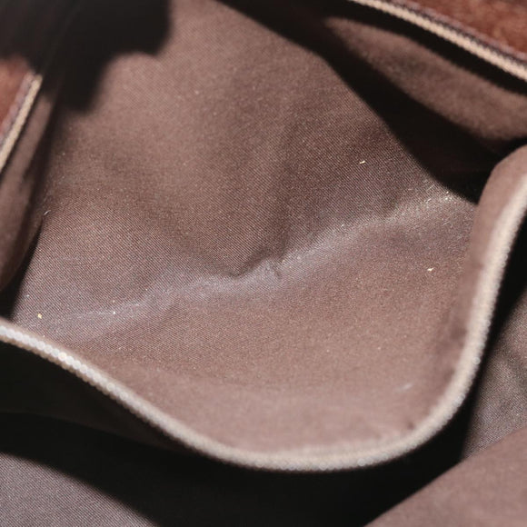 GUCCI GG Canvas Shoulder Bag Beige Brown Auth 52249