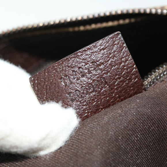 GUCCI GG Canvas Shoulder Bag Beige Brown Auth 52249