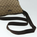 GUCCI GG Canvas Shoulder Bag Beige Brown Auth 52249-8