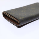 LOUIS VUITTON Monogram Porte Monnaie Billets Tresor Wallet M61730 LV Auth 52272-16