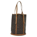 LOUIS VUITTON Monogram Bucket GM Schultertasche M42236 LV Auth 52335-1