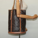 LOUIS VUITTON Monogram Bucket GM Schultertasche M42236 LV Auth 52335-23