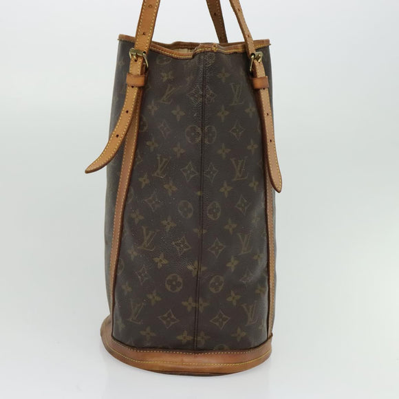 LOUIS VUITTON Monogram Bucket GM Schultertasche M42236 LV Auth 52335