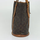 LOUIS VUITTON Monogram Bucket GM Schultertasche M42236 LV Auth 52335-4