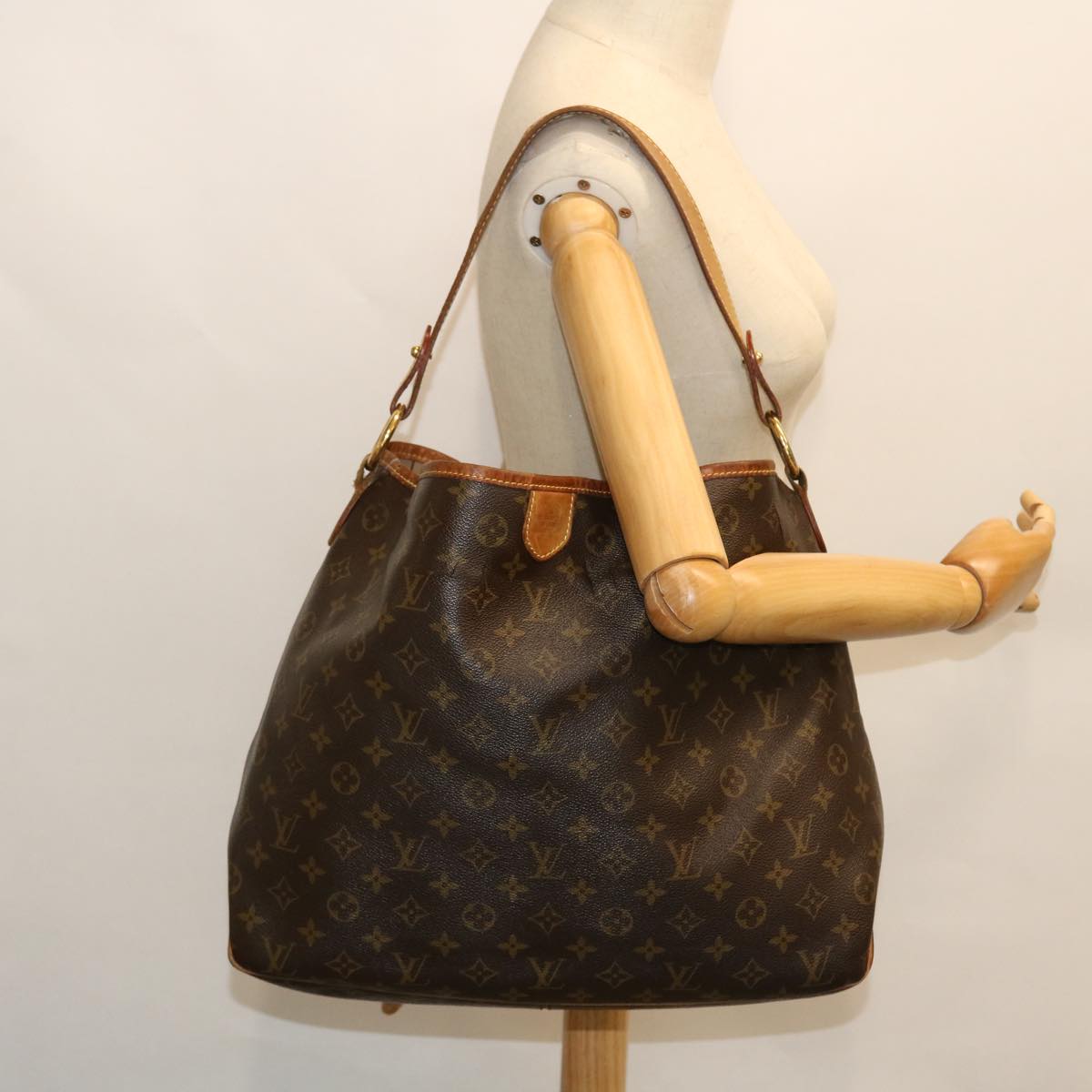 LOUIS VUITTON Monogram Delightful MM Shoulder Bag M50156 LV Auth 52344