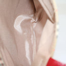 BURBERRY Nova Check Tote Bag Nylon Leather Beige Red Auth 52434-17