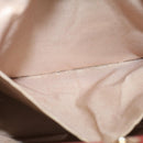 BURBERRY Nova Check Tote Bag Nylon Leather Beige Red Auth 52434-20